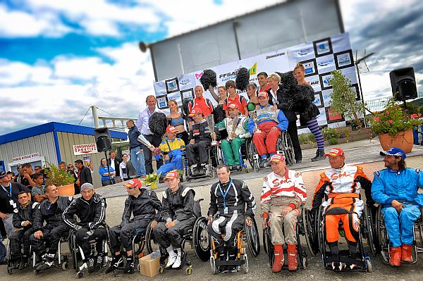 podium coupe de france handikart 2011